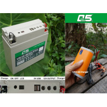 12V18AH La batterie va avec l'inverseur Utilisation (multi-usages) plan d'alimentation externe de 12V basse tension